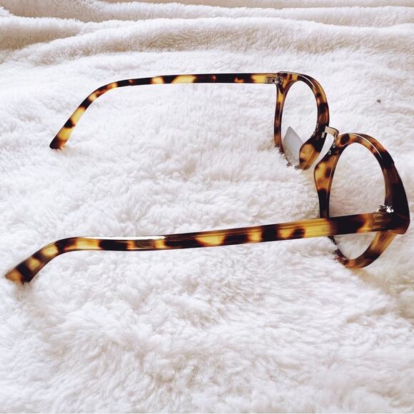 Cole Tortoise Brown Round Blue Light Glasses - Picture 7 of 10